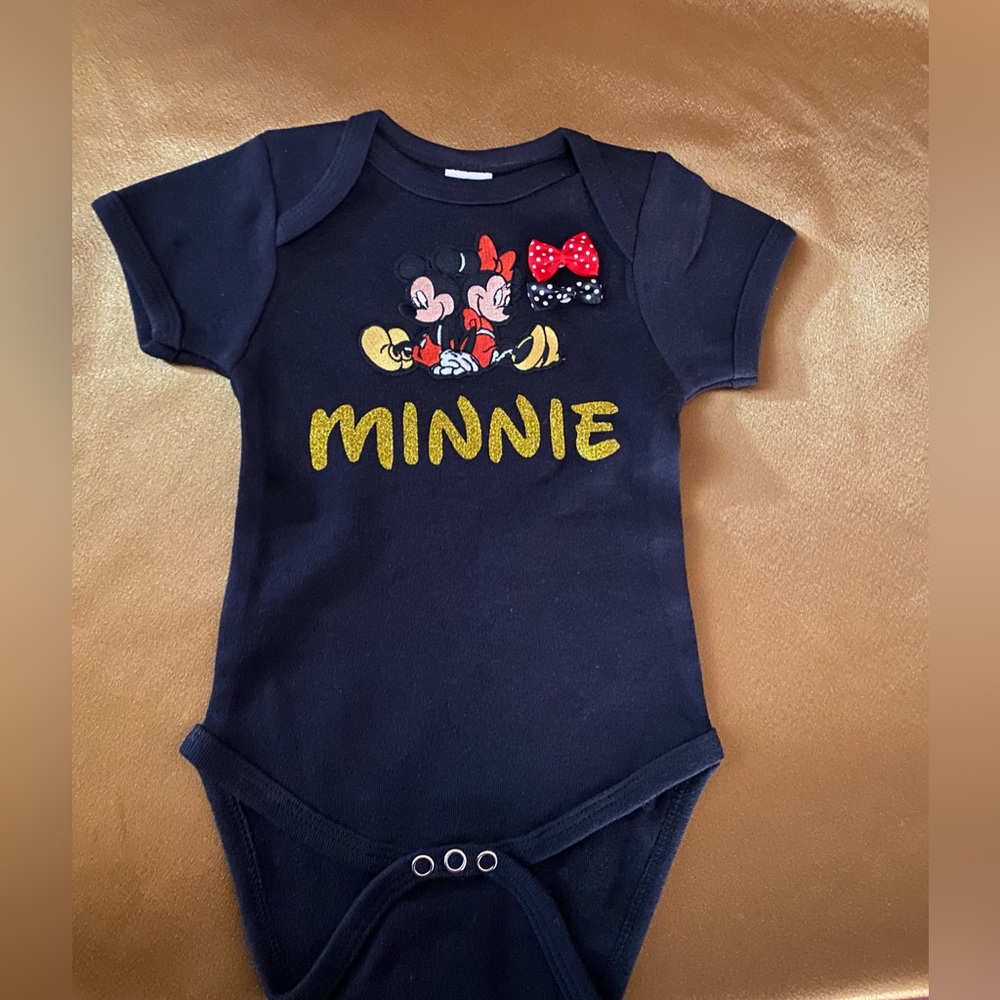 Minnie Mouse onesie